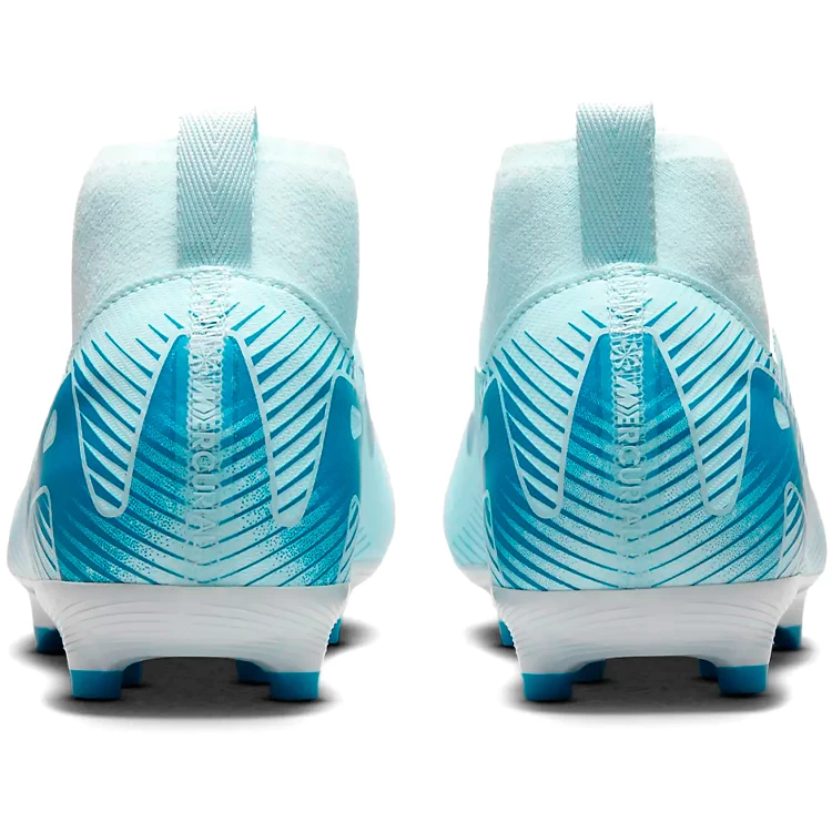 Ghete pentu fotbal Nike JR ZOOM SUPERFLY 10 ACAD FGMG pt Barbati / 34 / Albastru deschis photo 4